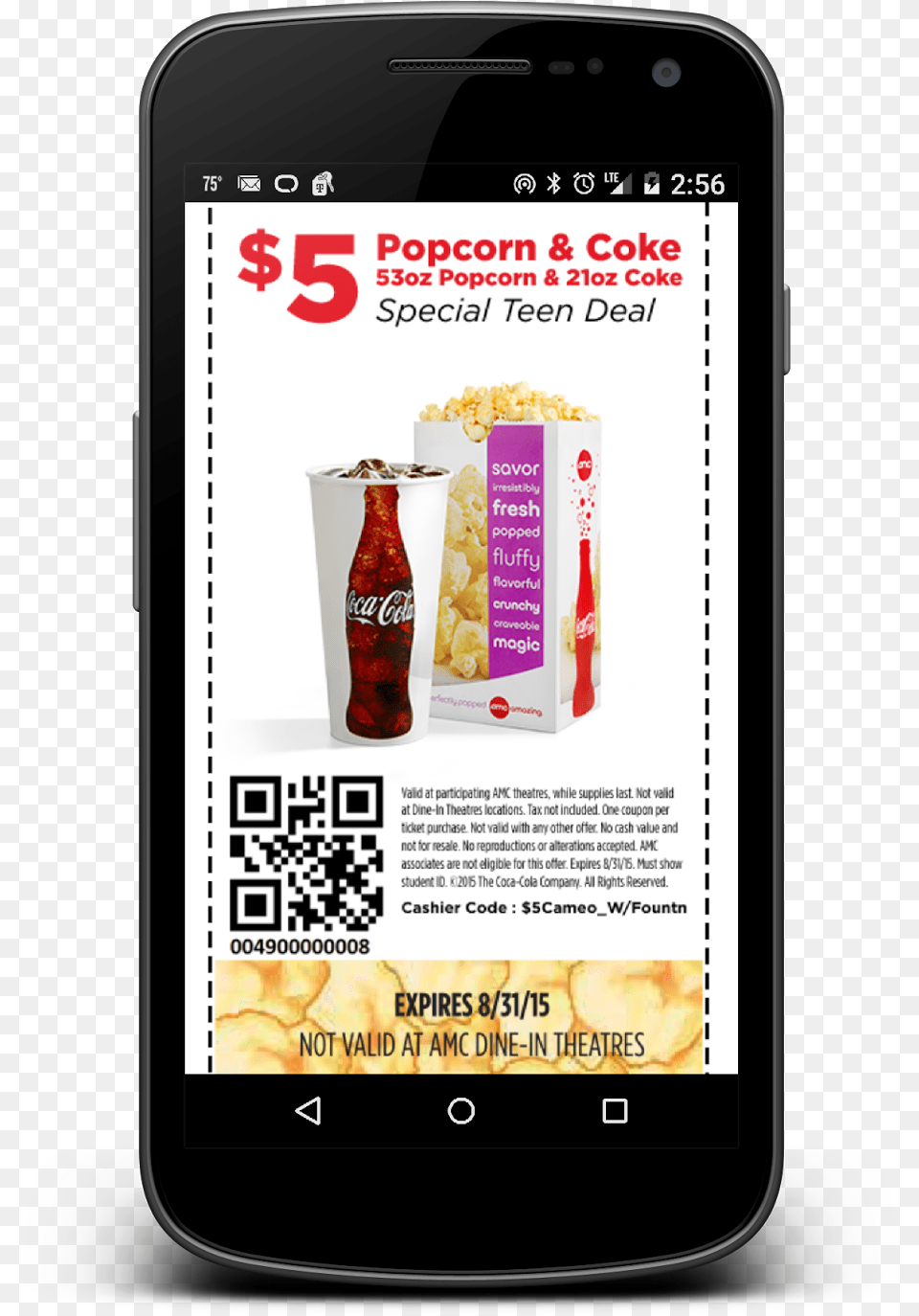 Here Is A Great Amc Theatre Deal Just For Teens, Electronics, Mobile Phone, Phone, Qr Code Free Png