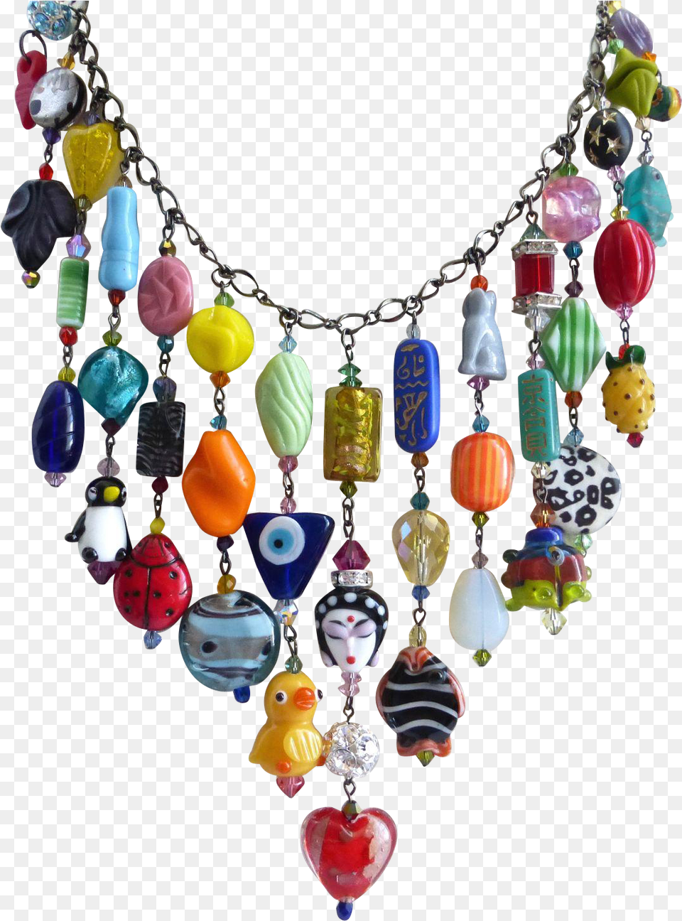 Here Is A Medley Of Wonderful And Diverse Vintage And Necklace, Accessories, Jewelry, Bead, Animal Free Transparent Png