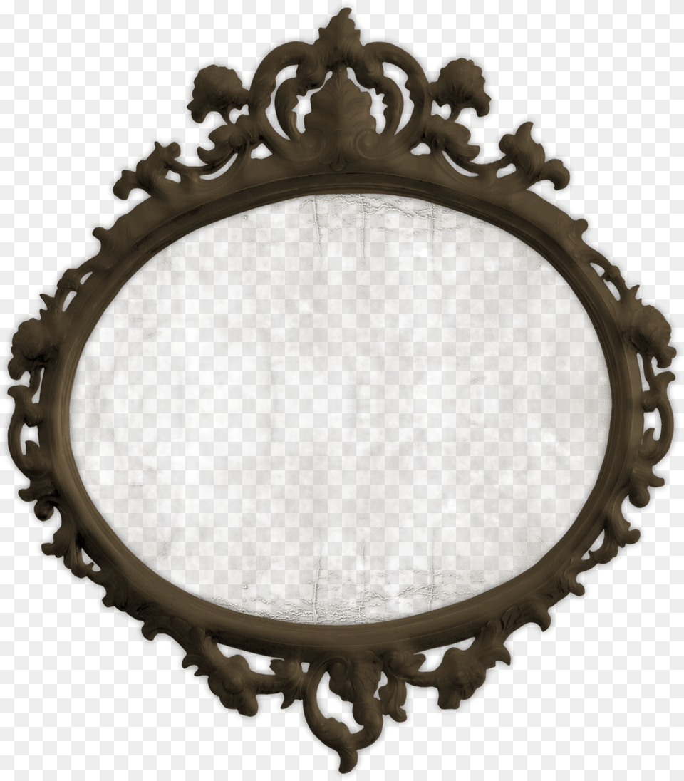 Here Is An Example Of This Design With A Photo Inserted, Oval, Mirror Free Png Download