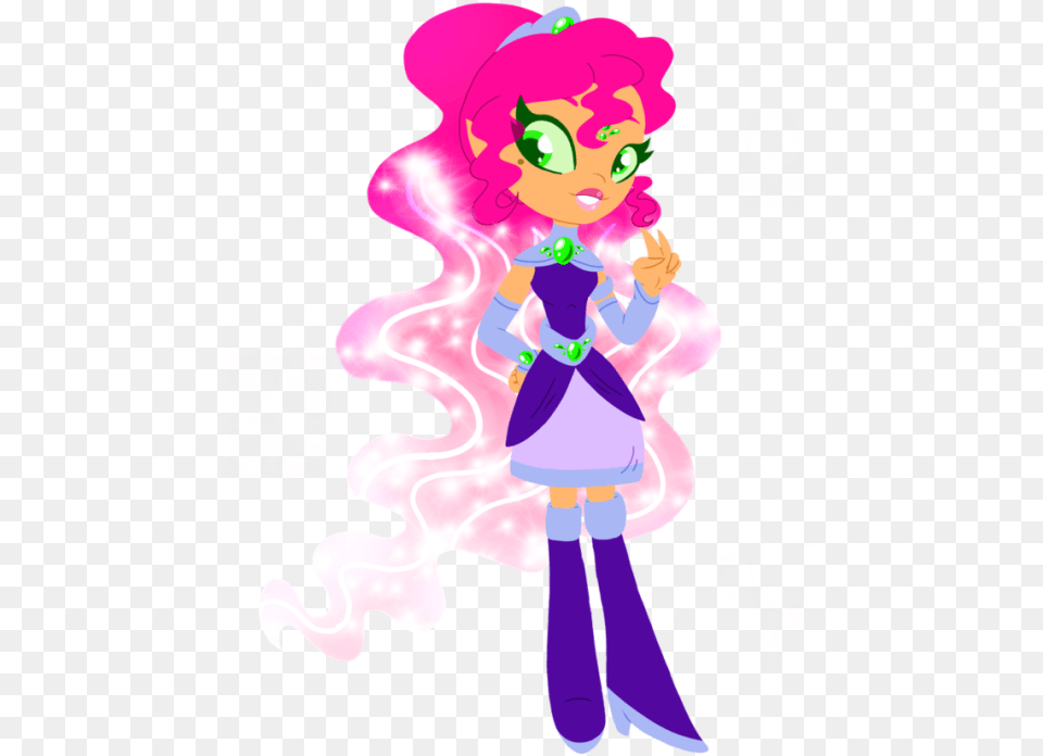 Here Is My Version Of Starfire In Dc Super Hero Girls Dc Superhero Girls 2019 Katana, Publication, Book, Comics, Art Png Image