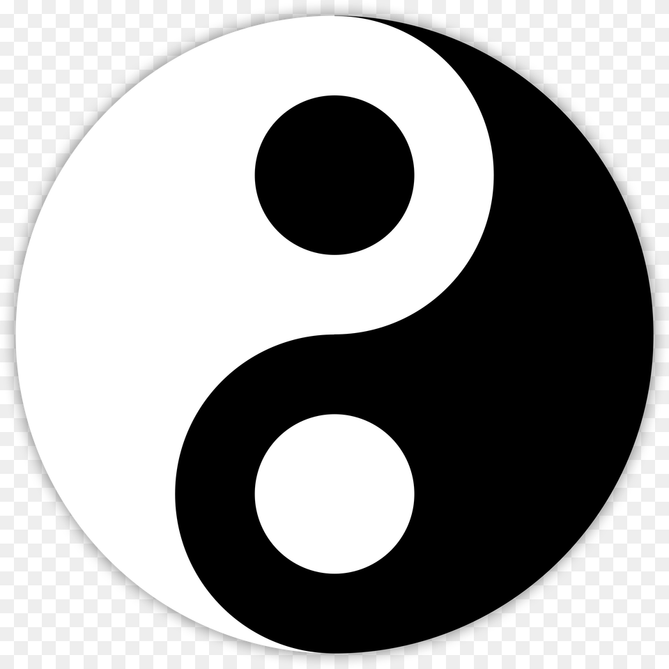 Here Is The Most Hd Version Of The Yin Yang Symbol Taoism Symbol, Number, Text, Disk Free Png