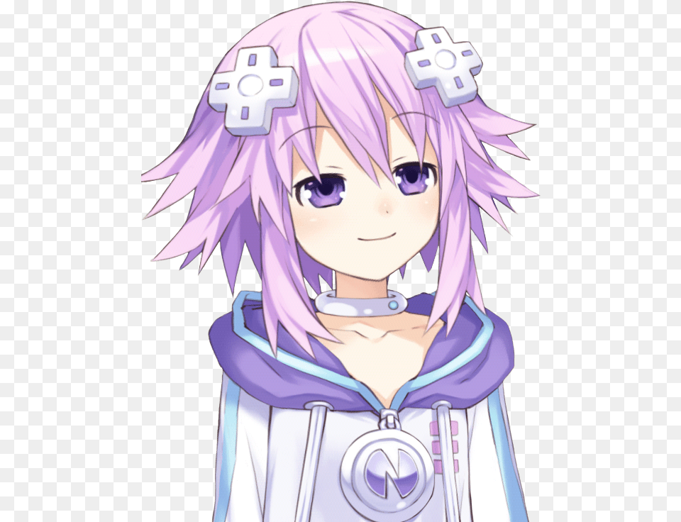 Here Is The Smug Anime You Ordered Anime Girl With Purple Hair, Book, Comics, Publication, Adult Png Image