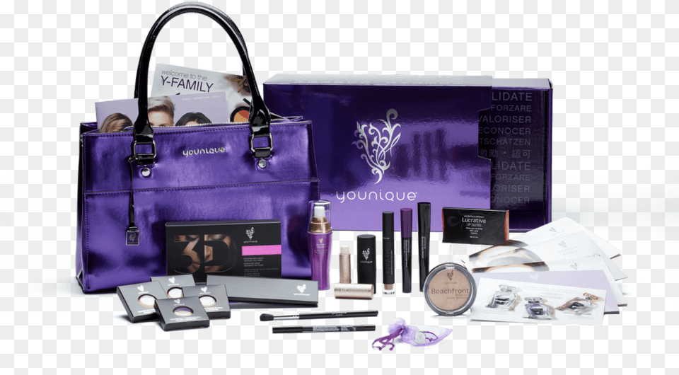 Here Is What Comes In The 99 Younique Presenter39s Younique Starter Kit 2018, Accessories, Handbag, Bag, Purse Free Png Download