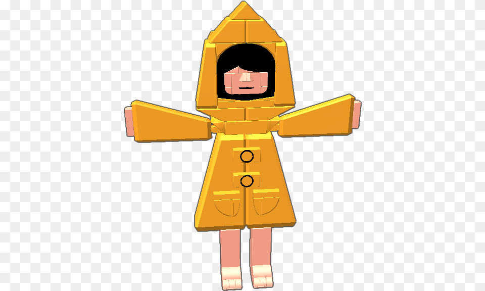 Here It Is Six For All You Little Nightmares Fans Sorry Little Nightmares Pixel Art, Clothing, Coat, Raincoat, Cross Png Image