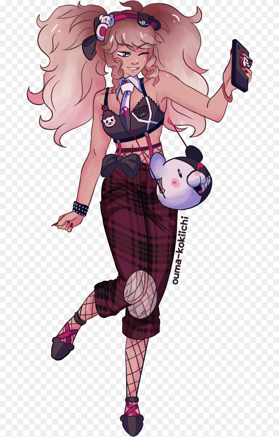 Here S A Junko Enoshima Redesign Junko Enoshima Best Pose, Book, Comics, Publication, Person Free Transparent Png