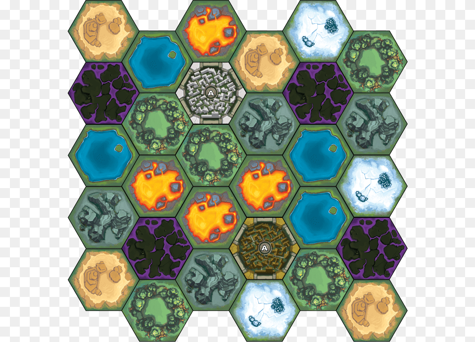 Here S A Look At One Of The Hex Tiles In Empyreal Circle, Pattern Free Png Download