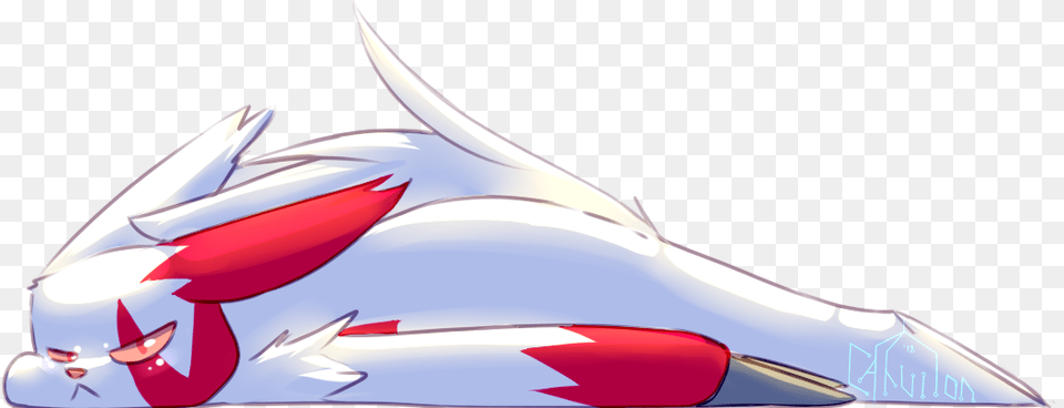 Here S A Zangoose Laying On Your Dash Because Car, Aircraft, Airplane, Transportation, Vehicle Free Transparent Png