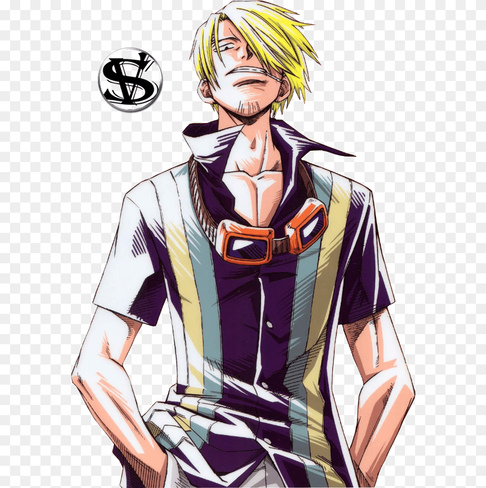 Heres A Few I Liked One Piece Sanji, Publication, Book, Comics, Person Png