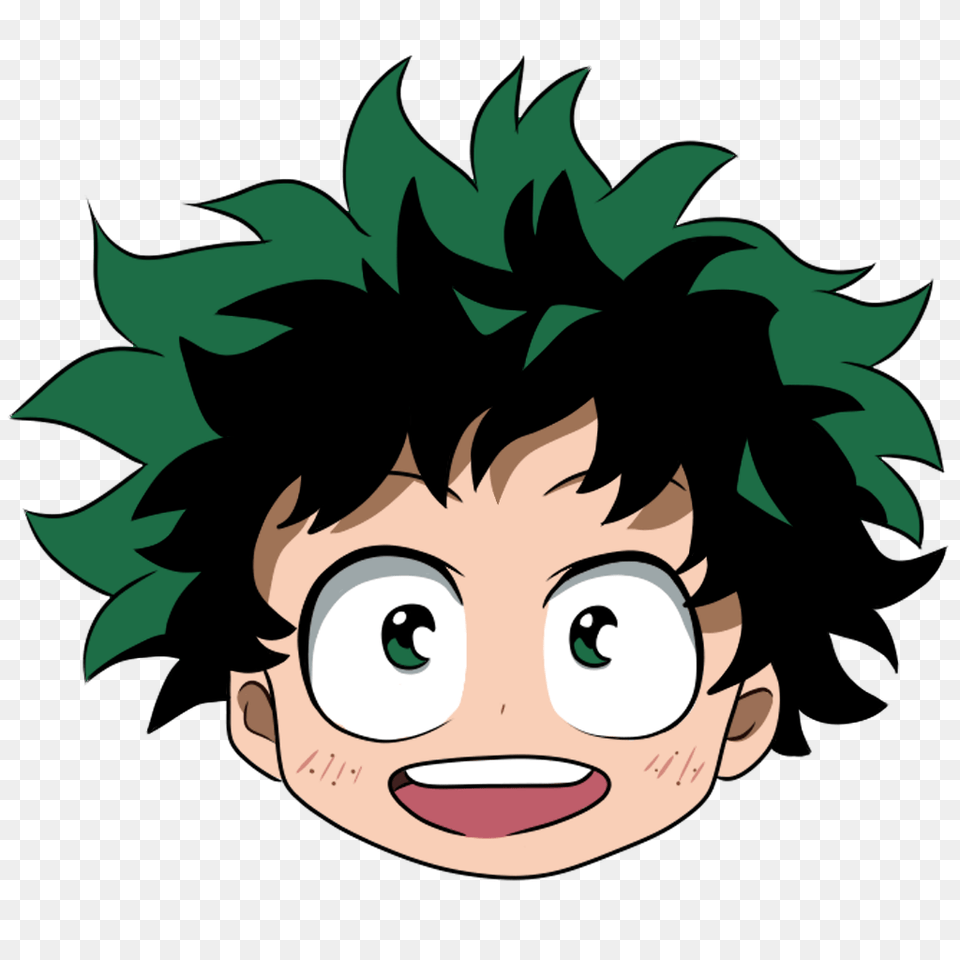 Heres A Little Kid Deku Portrait I Made Bokunoheroacademia, Head, Baby, Person, Face Free Png Download