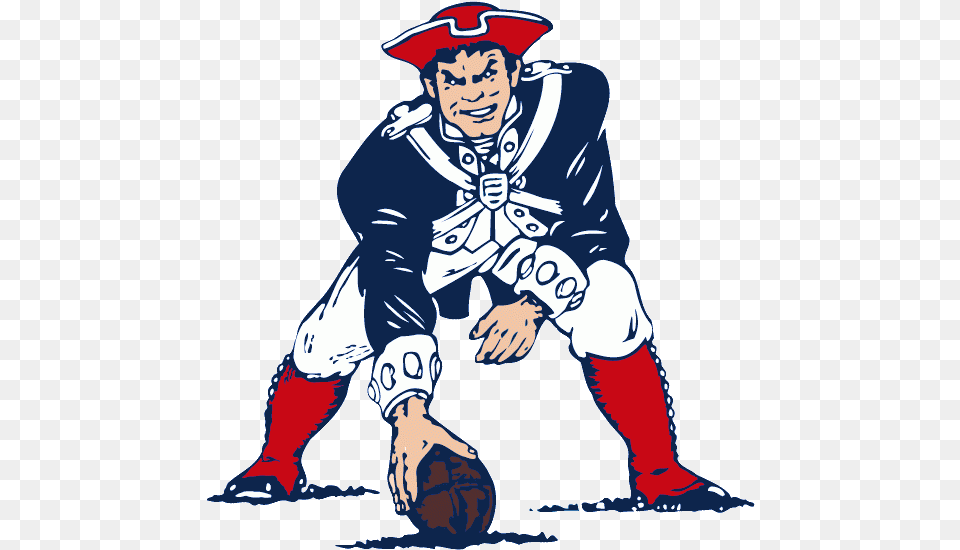 Heres How The Old Pat Patriot Logo New England Patriots Altes Logo, People, Person, Adult, Male Free Png