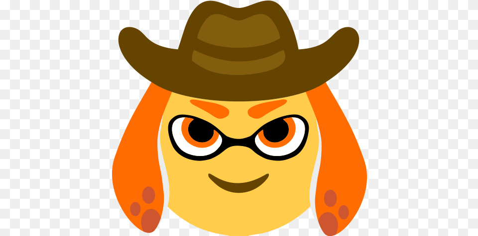 Heres Some Splatoon Emoji For Discord Splatoon Emoji Discord, Clothing, Hat, Cowboy Hat, Face Free Png Download