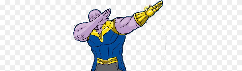 Heres Thanos Dabbing In Time For The Banwave Thanosdidnothingwrong, Art, Person, Costume, Clothing Png Image