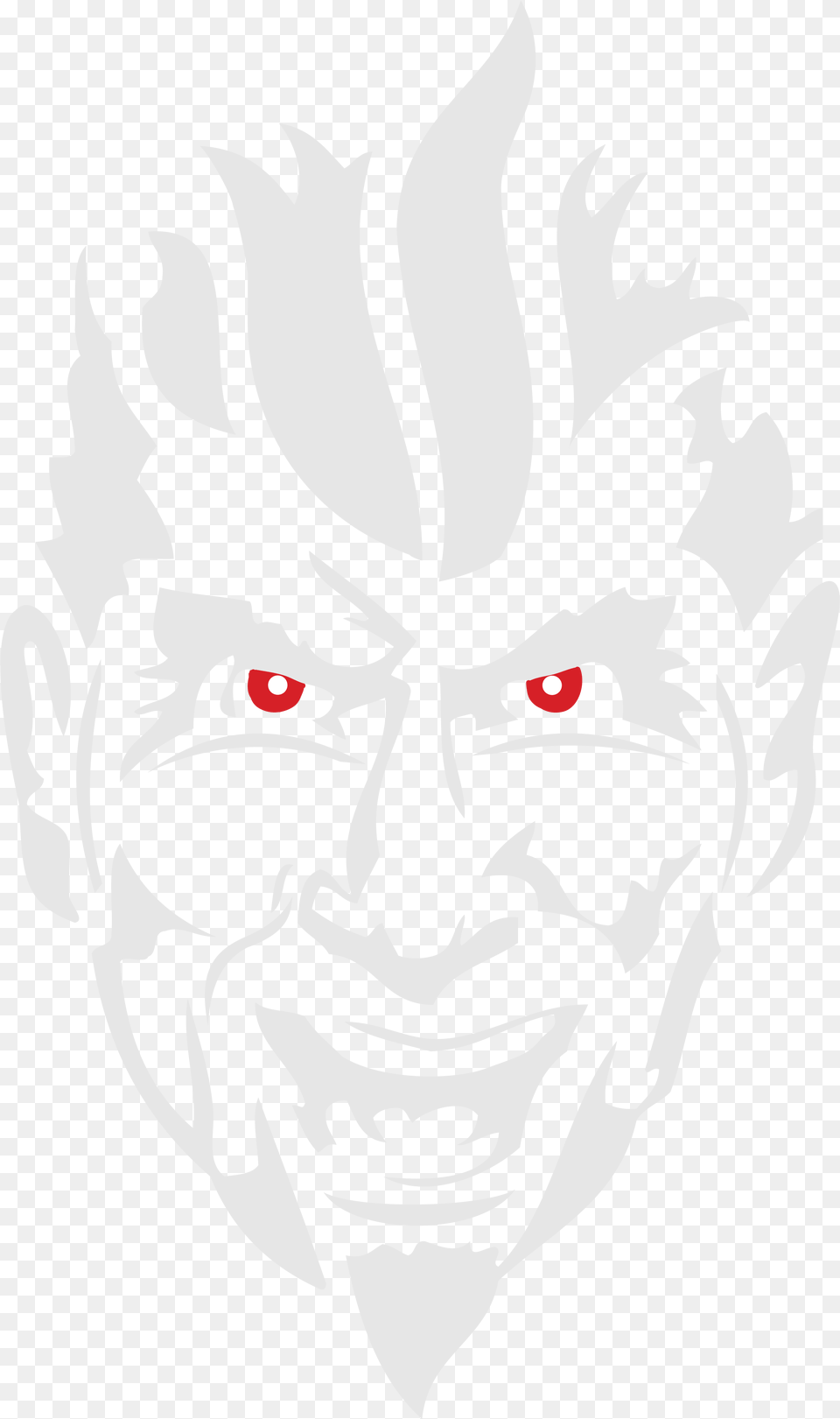 Heretic Brewing Distilling Wide Grin, Stencil, Person, Head Free Png Download