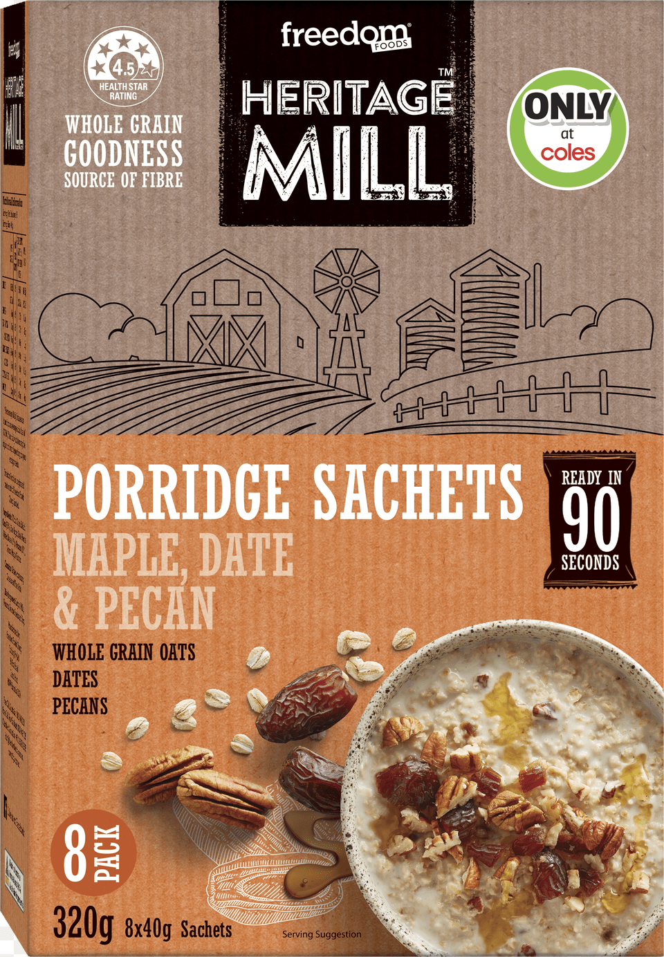 Heritage Mill Porridge Sachets Free Png