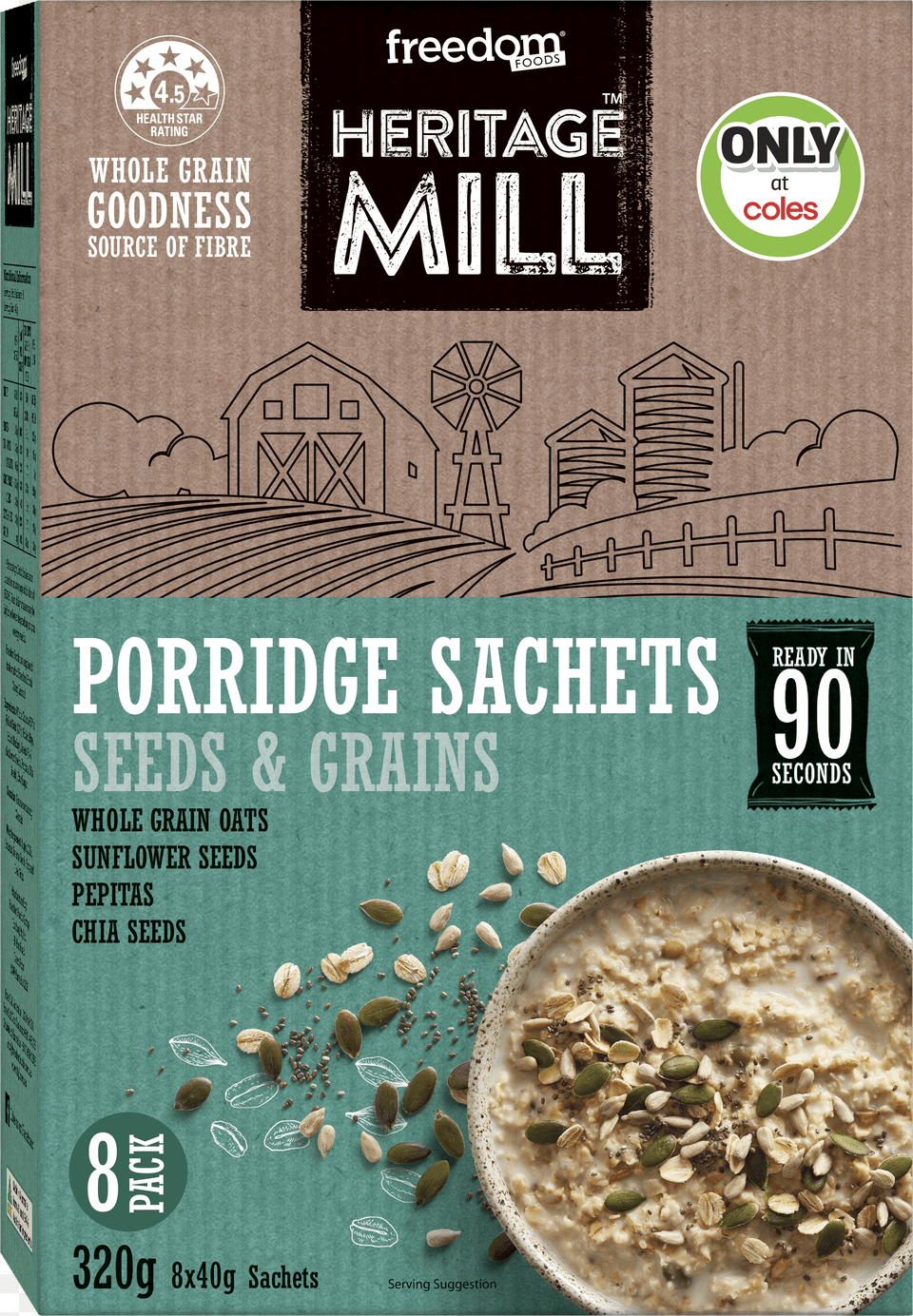 Heritage Mill Porridge Sachets Free Png