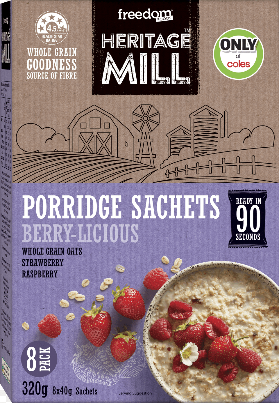 Heritage Mill Porridge Sachets Free Png