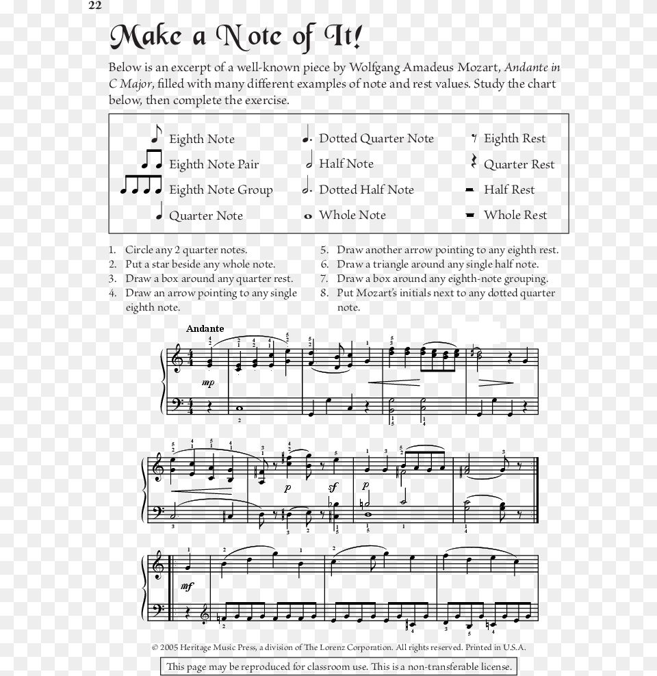 Heritage Music Press Document Png
