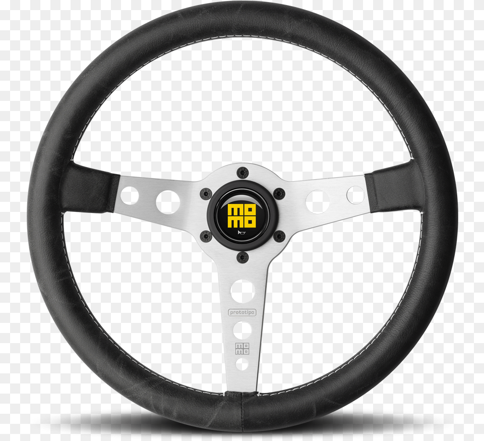 Heritage Prototipo Silver Classic Car Steering Wheel, Steering Wheel, Transportation, Vehicle, Machine Free Png