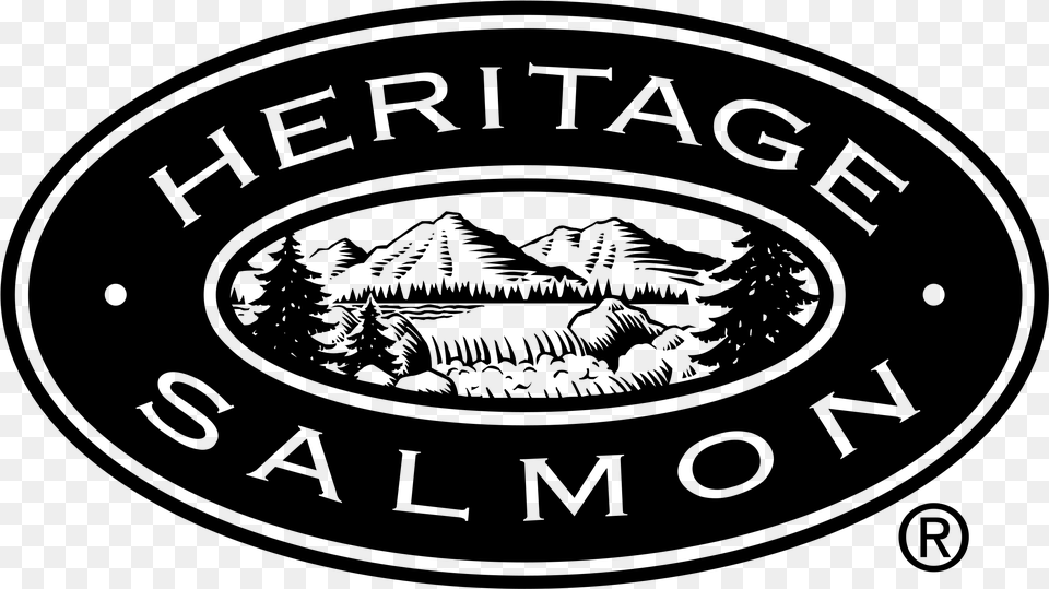 Heritage Salmon Logo Transparent Salmon, Gray Png
