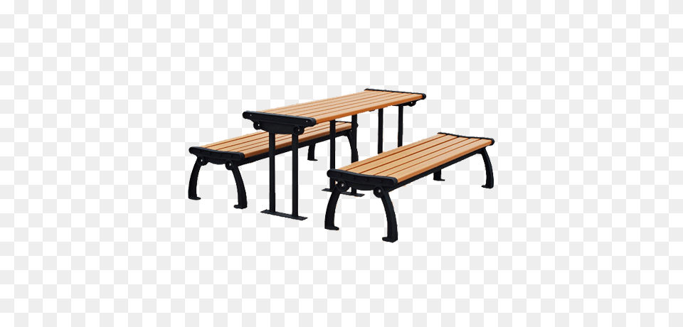 Heritage Style Recycled Plastic Picnic Table And Benches, Bench, Furniture, Wood Free Png Download