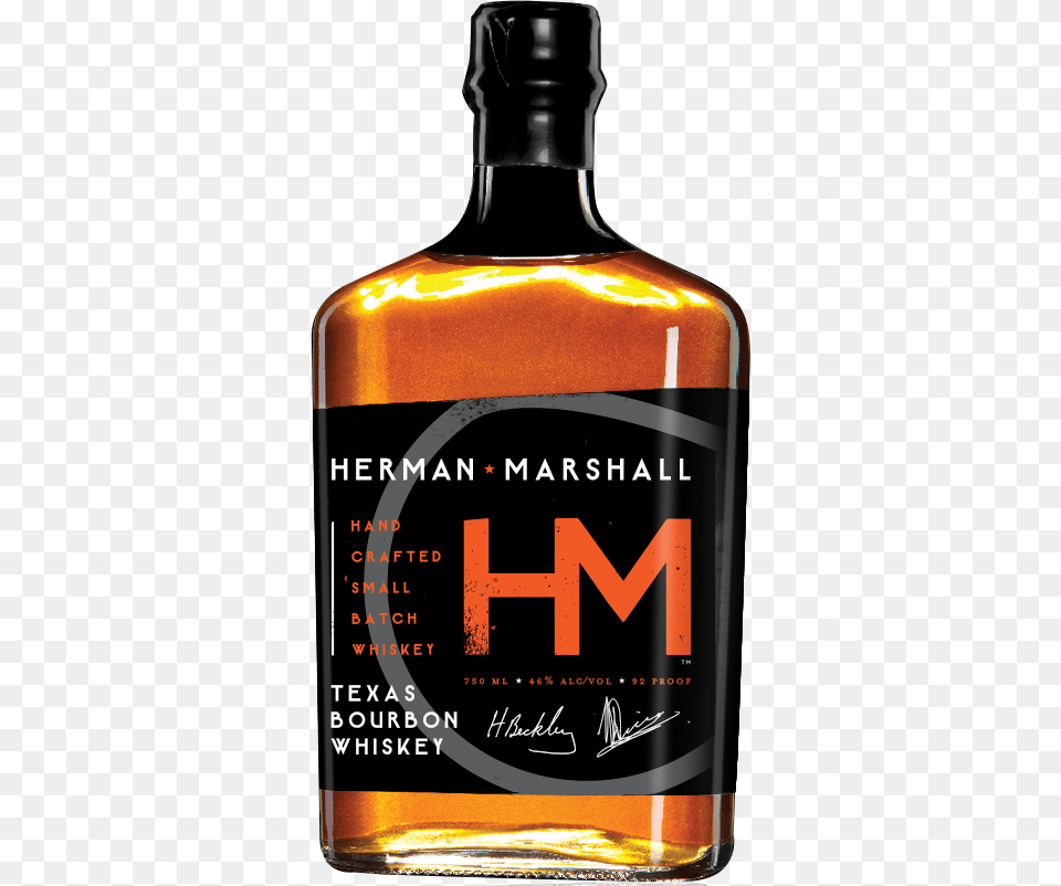 Herman Marshall Texas Rye Whiskey, Alcohol, Beverage, Liquor, Whisky Png