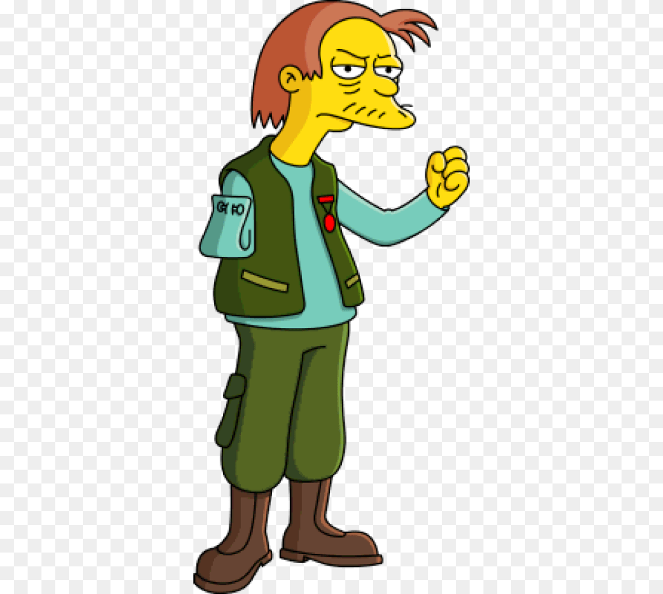 Herman Simpsons, Person, Cartoon, Face, Head Png Image