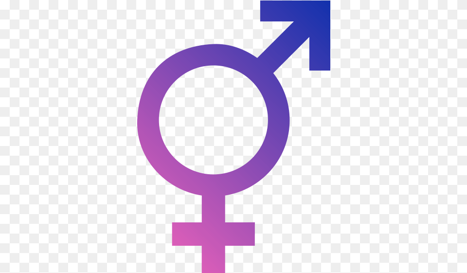 Hermaphrodite Symbol Transparent Lgbt Symbol, Cross Free Png