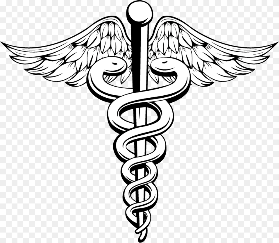 Hermes Caduceus As A Symbol Of Medicine Caduceus Clipart, Emblem Free Png Download