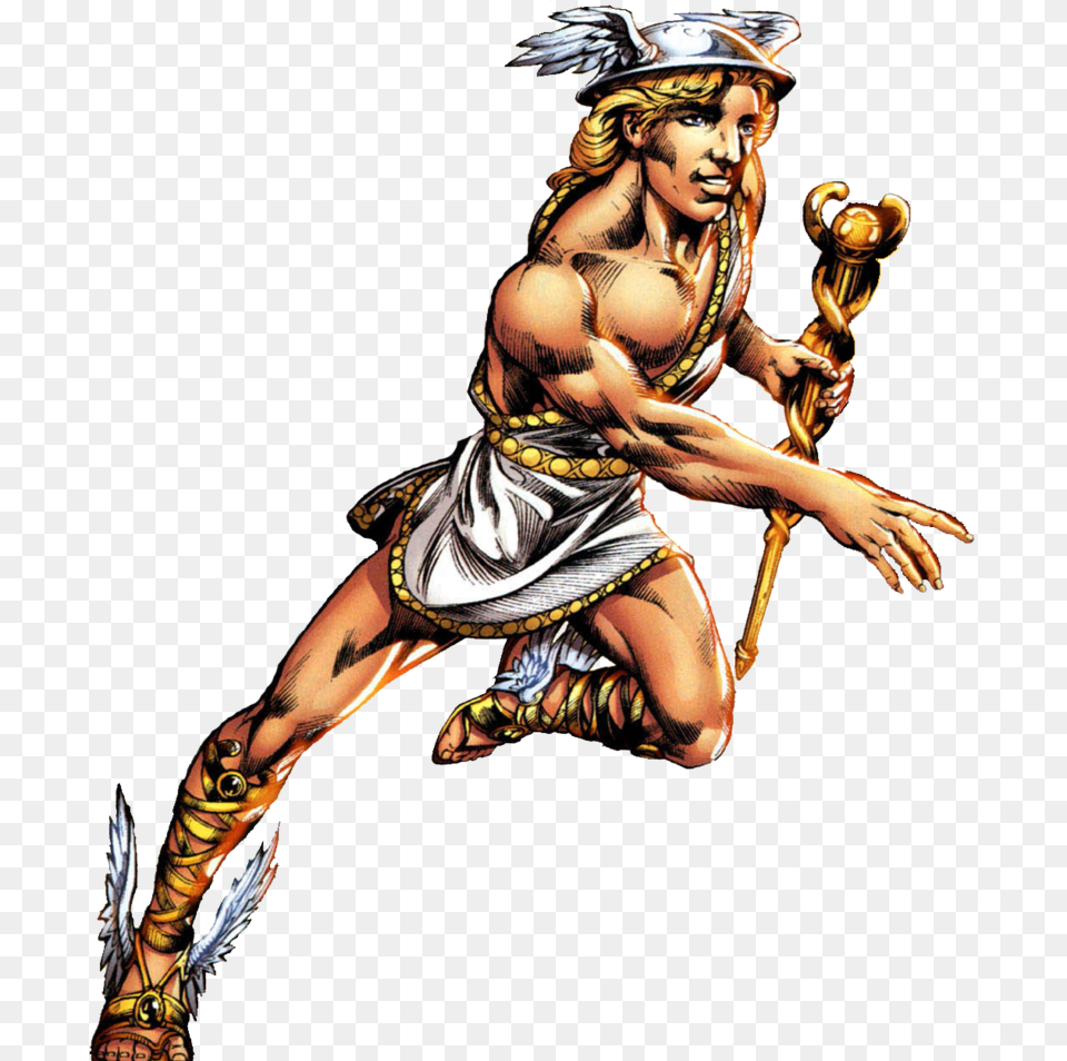 Hermes Diaktoros Greek God Hermes, Adult, Female, Person, Woman Free Png Download