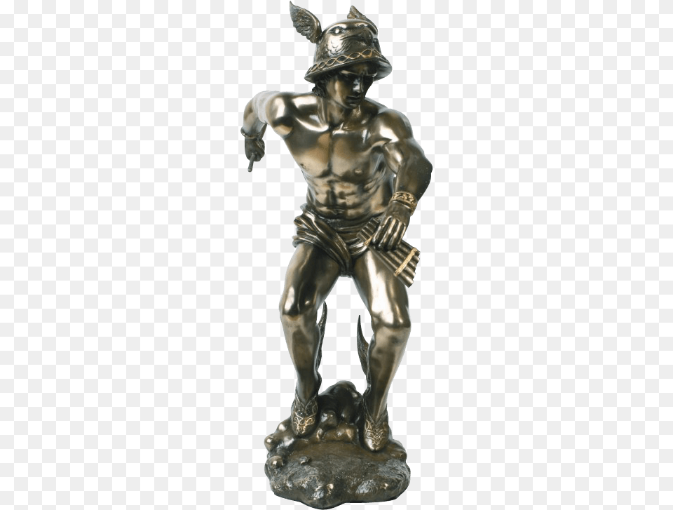 Hermes Statue Broken Bronze Statue, Adult, Male, Man, Person Png Image