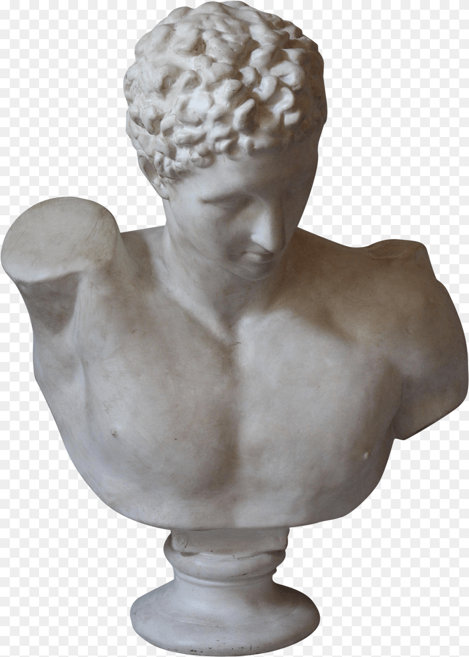 Hermes Statue Face, Art, Adult, Male, Man Free Png