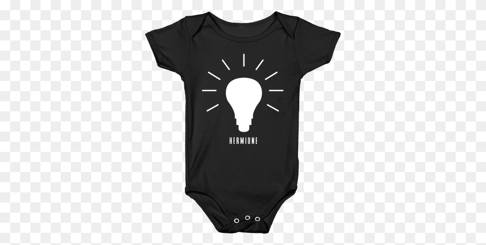 Hermione Granger Baby Onesies Lookhuman, Clothing, Light, T-shirt, Lightbulb Free Png Download