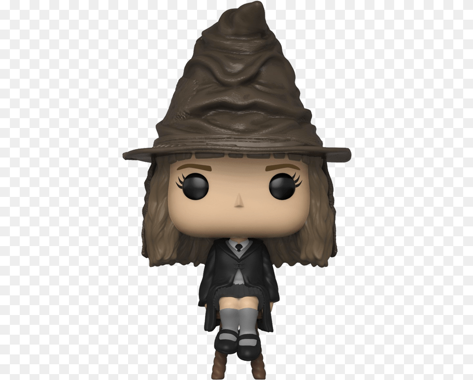Hermione Granger Funko Pop Hermione Sorting Hat, Person, Toy, Doll Free Png