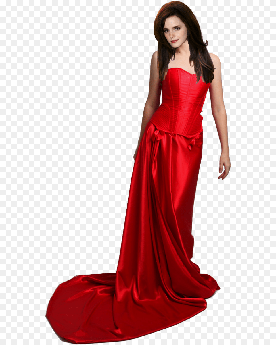 Hermione Granger In Red Dress By Nickelbackloverxoxox Gown, Clothing, Evening Dress, Fashion, Formal Wear Png Image