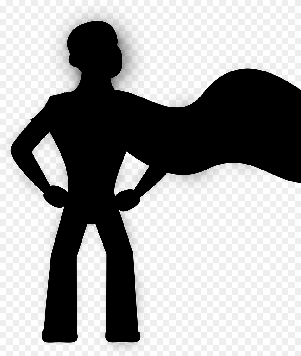 Hero Black And White, Gray Free Transparent Png