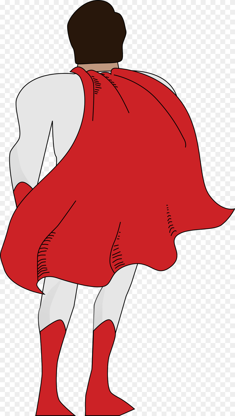 Hero Clipart, Back, Body Part, Cape, Clothing Png