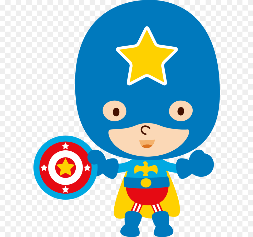 Hero Clipart Make Believe Super Heroes Caricaturas, Baby, Person Free Png Download