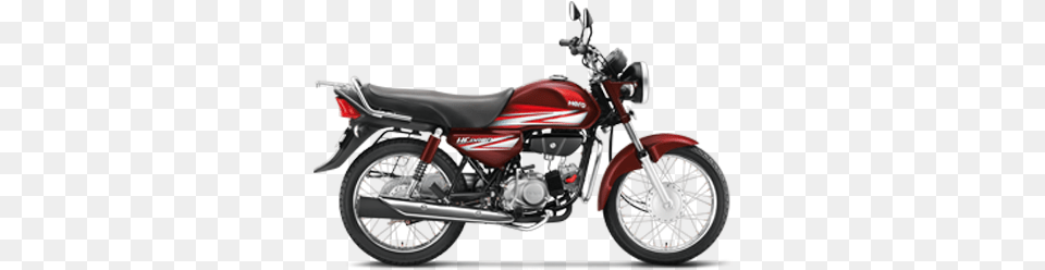 Hero Hf Dawn Maroon Hero Splendor Plus Colours, Machine, Spoke, Motorcycle, Transportation Png Image