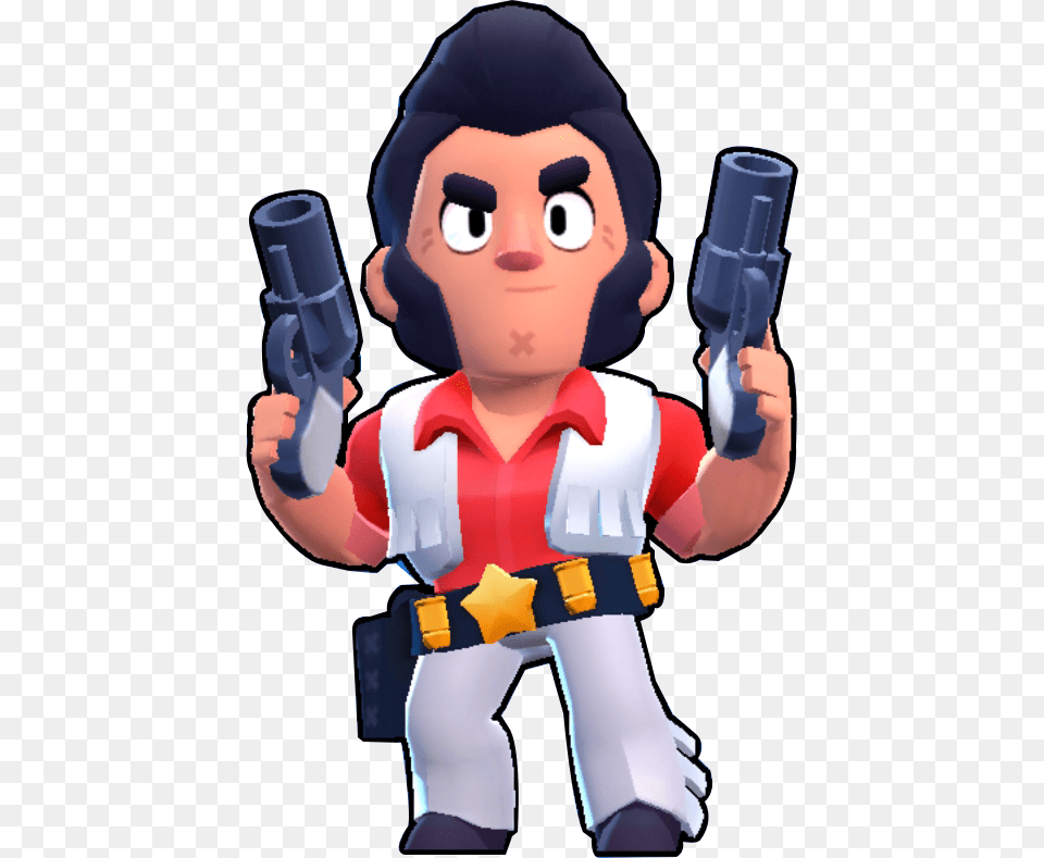 Hero Icon Mike New Big Outlaw Colt Brawl Stars, Firearm, Gun, Handgun, Weapon Free Png