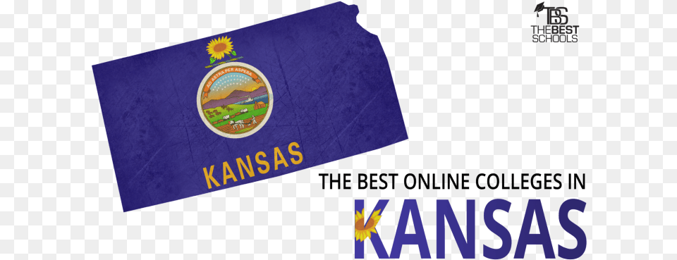 Hero Image For The Best Online Colleges In Kansas Kansas State Flag, Text Free Png Download