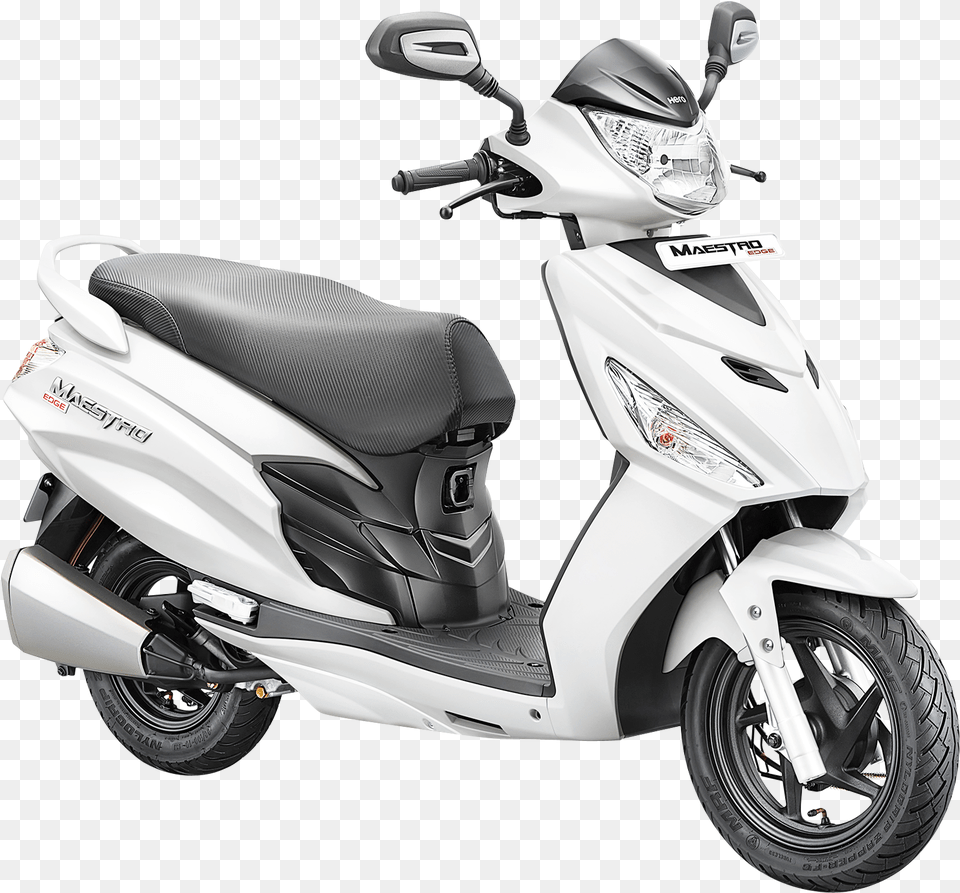 Hero Maestro Edge White Colour, Scooter, Transportation, Vehicle, Machine Free Png Download