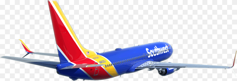 Hero Plane The Winglet Southwest Airlines Images Transparent Background, Aircraft, Airliner, Airplane, Flight Png Image