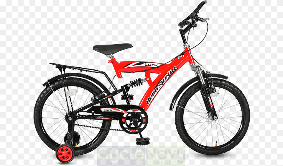 Hero Turk 20t Red Kids Bicycle Hero Cycles, Machine, Transportation, Vehicle, Wheel Free Png Download