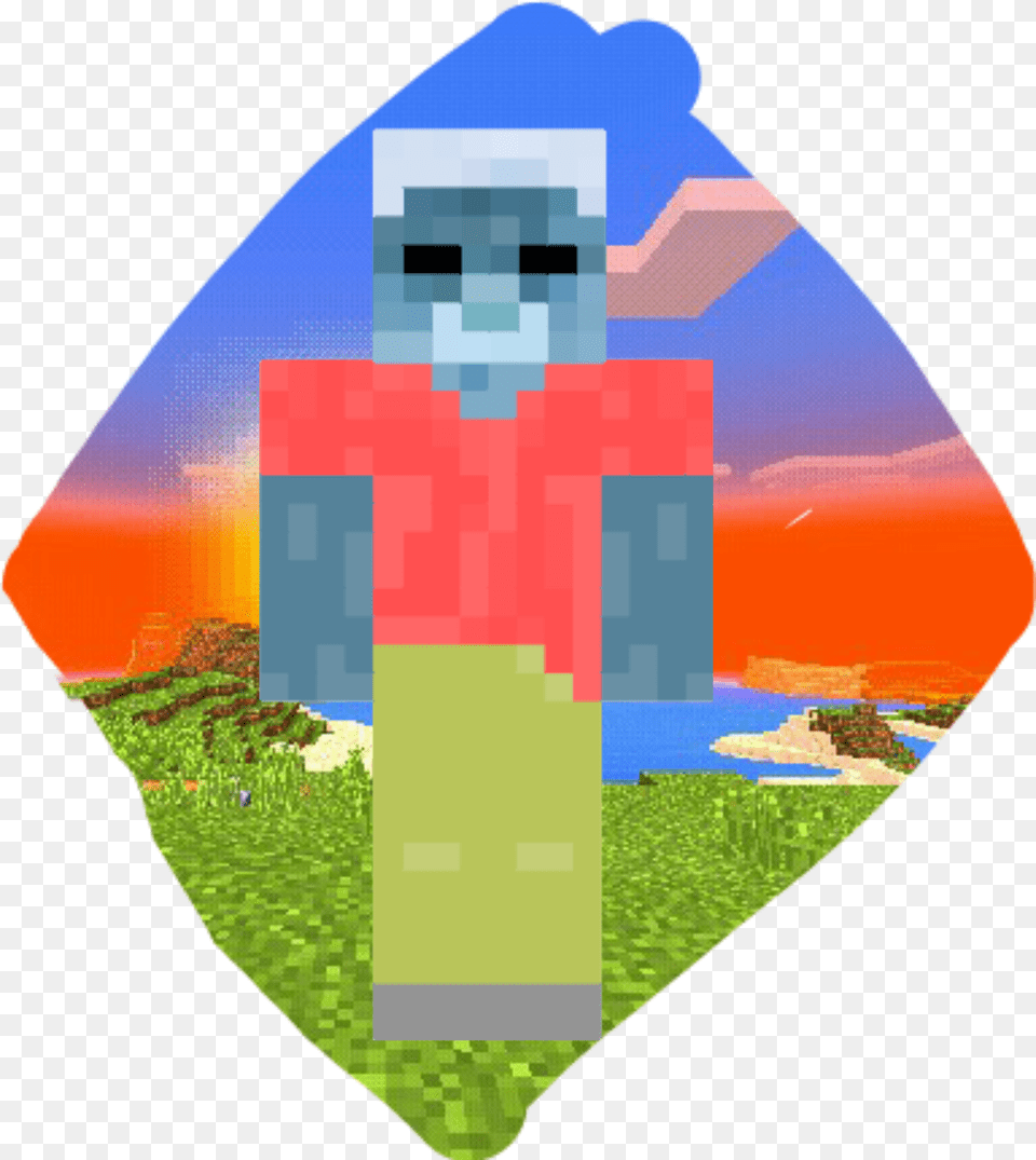 Herobrine Voting Icon Grass, Person Free Png Download