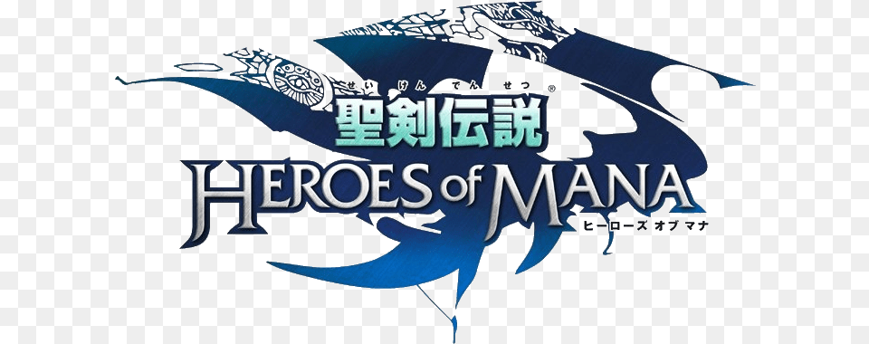 Heroes Of Mana Logo Seiken Densetsu Heroes Of Mana, Book, Publication, Nature, Outdoors Free Png