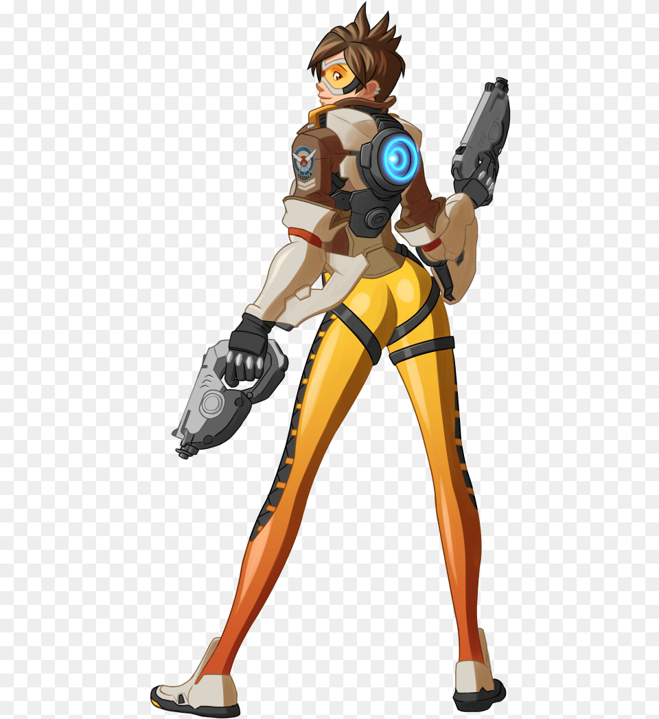 Heroes Of The Storm Figurine Cartoon Fictional Character Tracer Overwatch, Book, Publication, Comics, Adult Png