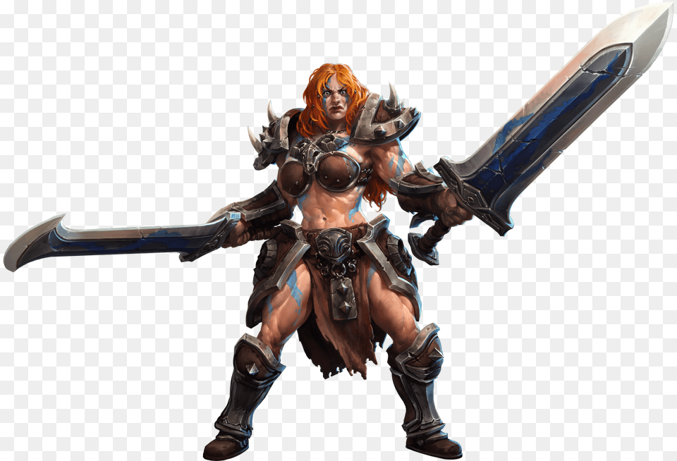 Heroes Of The Storm Heroes Of The Storm Starter Pack Pc, Weapon, Sword, Person, Man Png Image