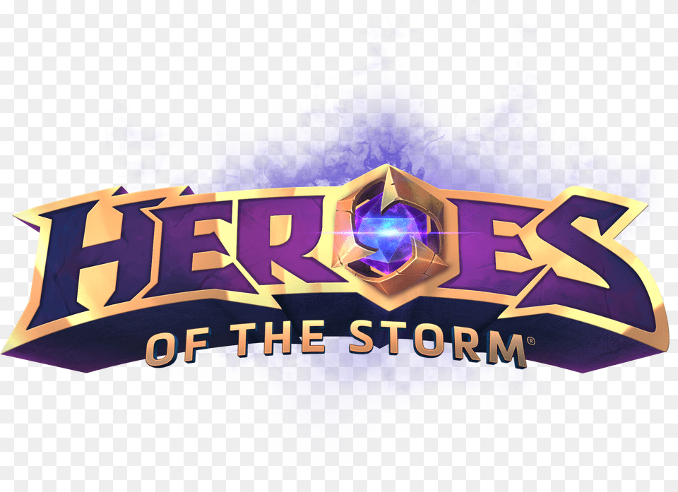 Heroes Of The Storm Logo, Purple Free Png