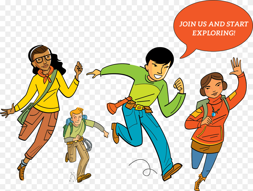Heroes Running Nate In Front Cartoon, Publication, Book, Comics, Adult Free Transparent Png