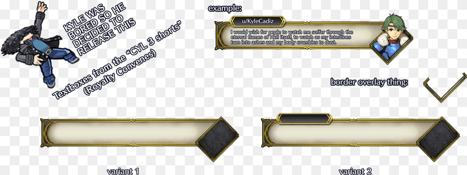 Heroes Styled Three Houses Textbox From The Royalty Fire Emblem Text Box, Baby, Person, Face, Head Free Png